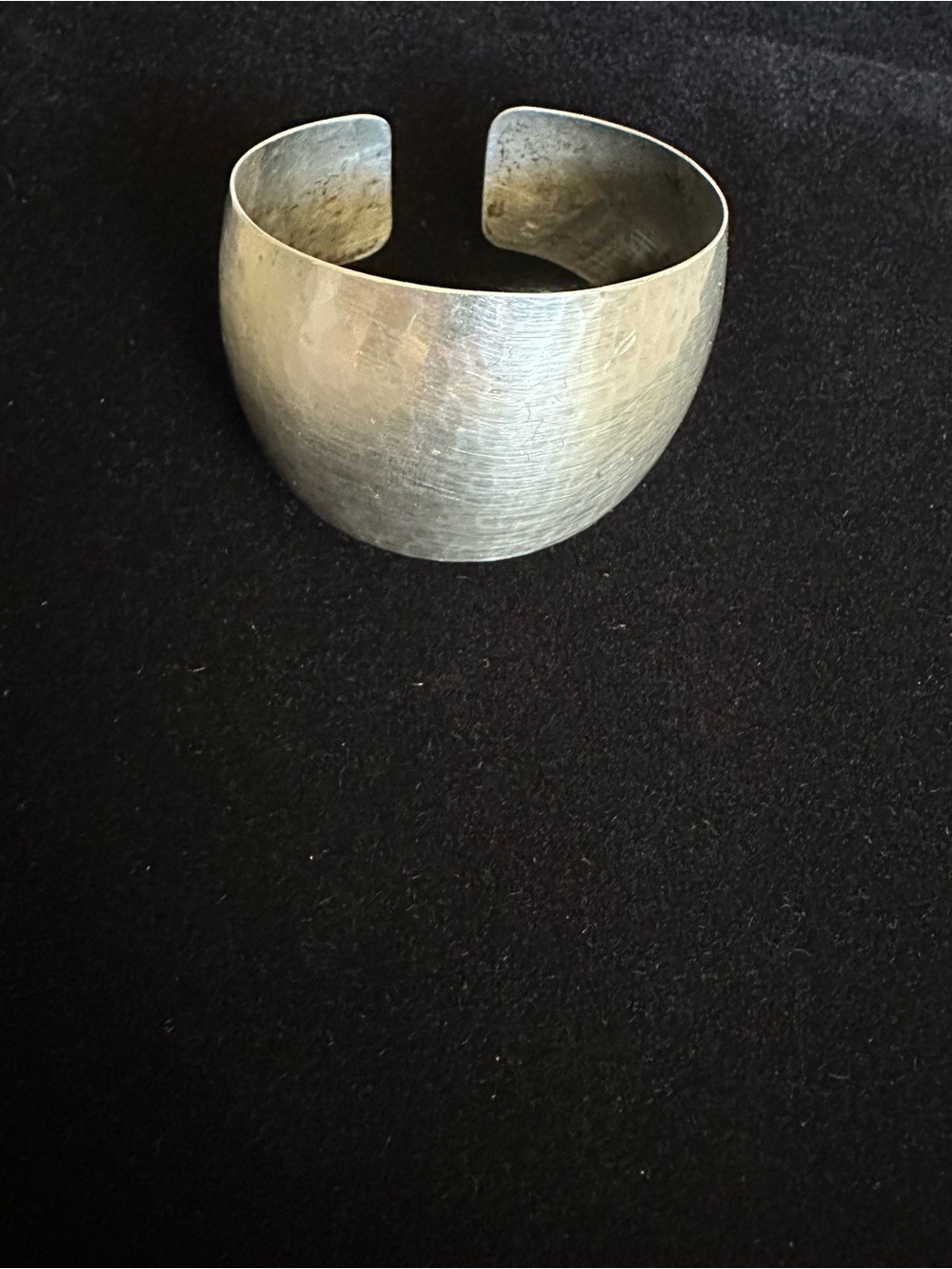 Vintage Gurdal Sterling Silver 925 Hammered Cuff Bracelet EUC